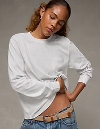 AE Everyday Luxe Long Sleeve T-Shirt