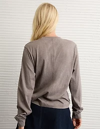 AE Everyday Luxe Long Sleeve T-Shirt