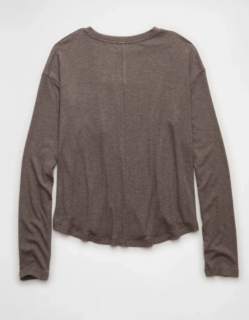 AE Soft & Sexy Long Sleeve Pocket T-Shirt