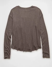 AE Soft & Sexy Long Sleeve Pocket T-Shirt