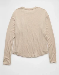 AE Soft & Sexy Long Sleeve Pocket T-Shirt