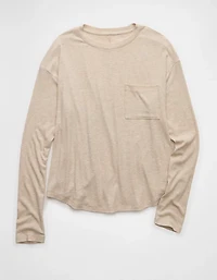 AE Soft & Sexy Long Sleeve Pocket T-Shirt