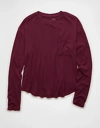 AE Soft & Sexy Long Sleeve Pocket T-Shirt