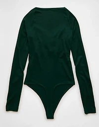 AE Long Sleeve Bow Front Bodysuit