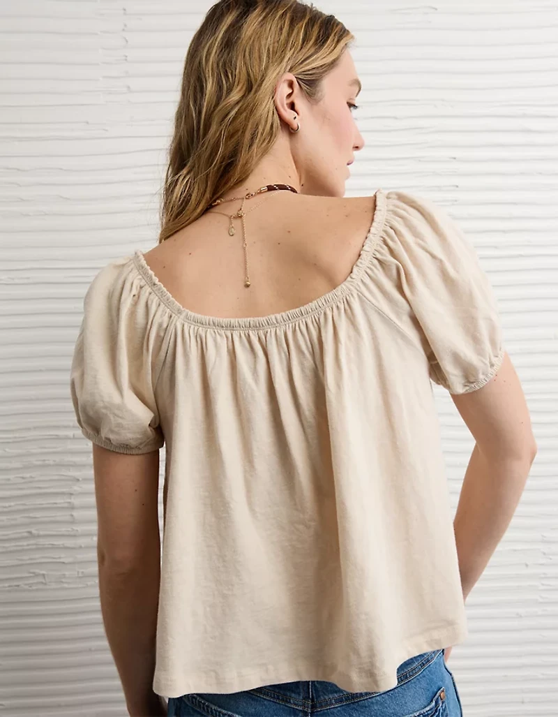 AE Sunchaser Tie-Front T-Shirt