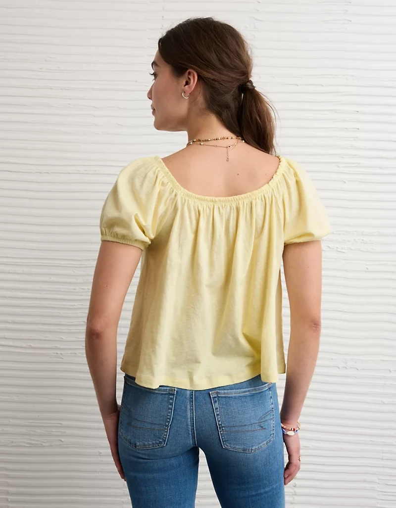 AE Sunchaser Tie-Front T-Shirt