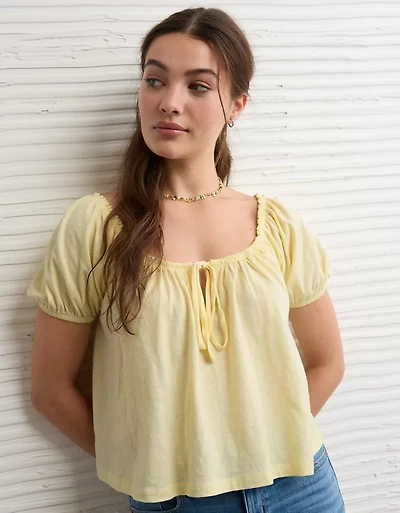 AE Sunchaser Tie-Front T-Shirt