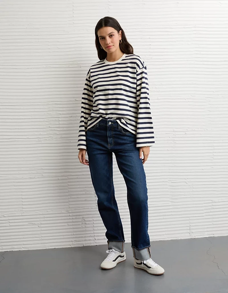 AE Striped Long Sleeve T-Shirt
