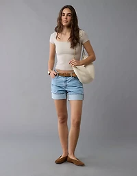 AE Square Neck Hey Baby Tee