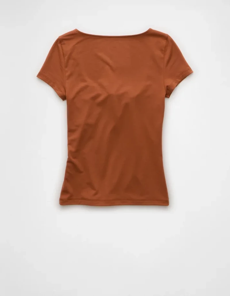 T-shirt Hé bébé à décolleté carré AE