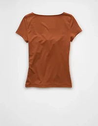 T-shirt Hé bébé à décolleté carré AE