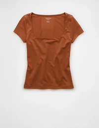 T-shirt Hé bébé à décolleté carré AE