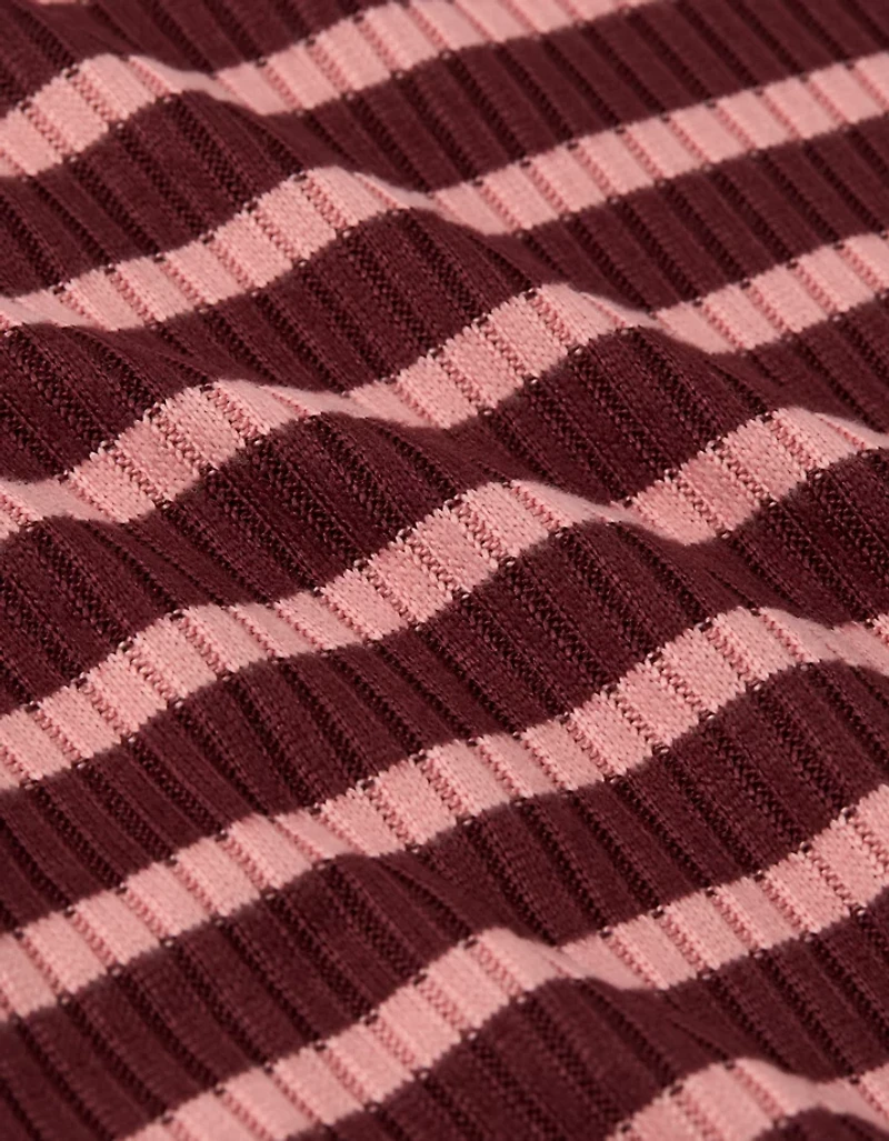 AE Long-Sleeve Waffle Plush Crew Neck Tee