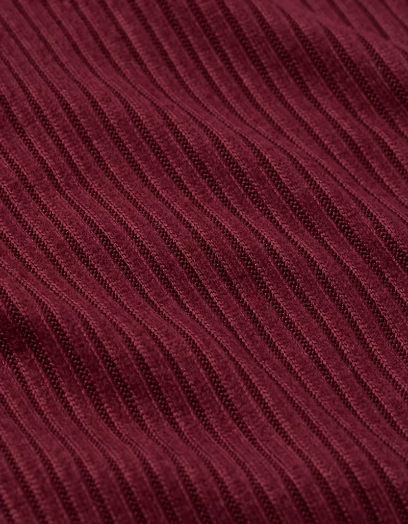 AE Long-Sleeve Waffle Plush Crew Neck Tee