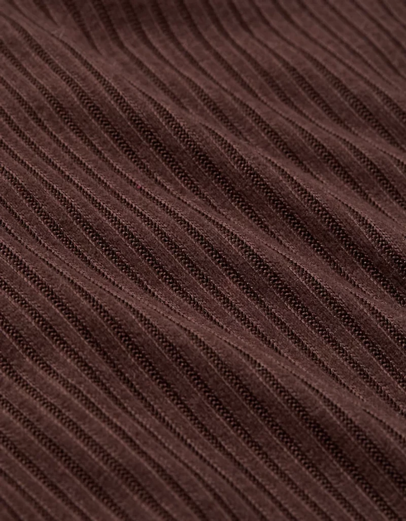 AE Long-Sleeve Waffle Plush Crew Neck Tee