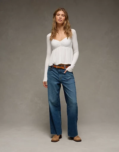 T-shirt nuisette cintré Doux et sexy AE