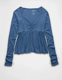 T-shirt nuisette cintré Doux et sexy AE