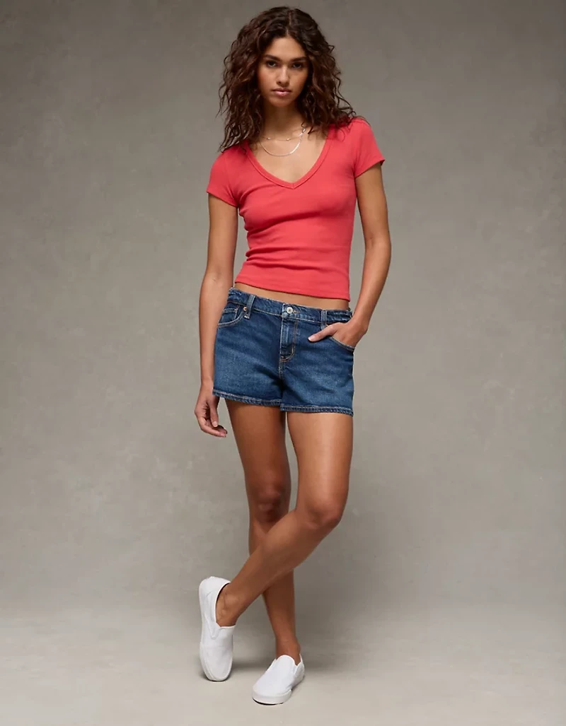 AE V-Neck Hey Baby Tee