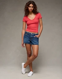 AE V-Neck Hey Baby Tee