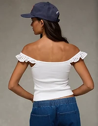 AE Flutter Sleeve Tee