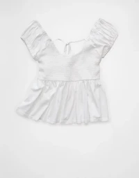 AE Sunchaser Babydoll Ruffle Tee