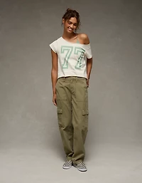 AE Off The Shoulder Graphic T-Shirt