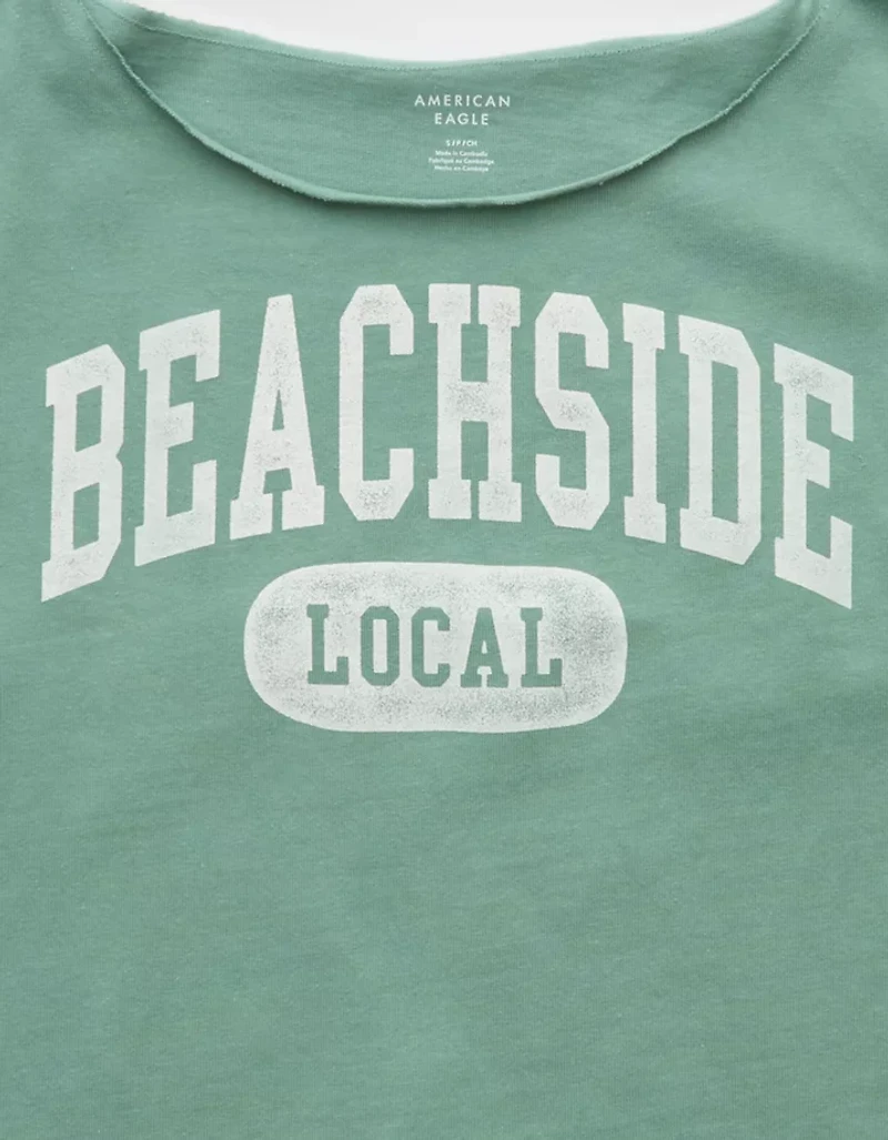 AE Off The Shoulder Graphic T-Shirt