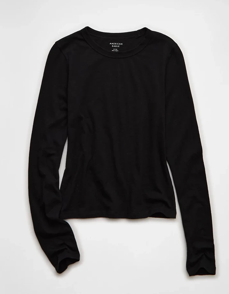 AE Long Sleeve Hey Baby Tee