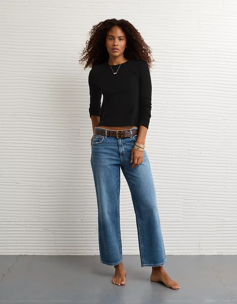 AE Long Sleeve Hey Baby Tee