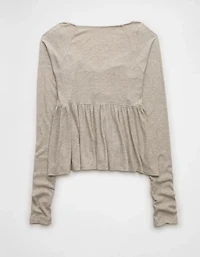 AE Soft & Sexy Babydoll Cinched T-Shirt