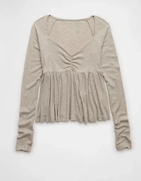 AE Soft & Sexy Babydoll Cinched T-Shirt