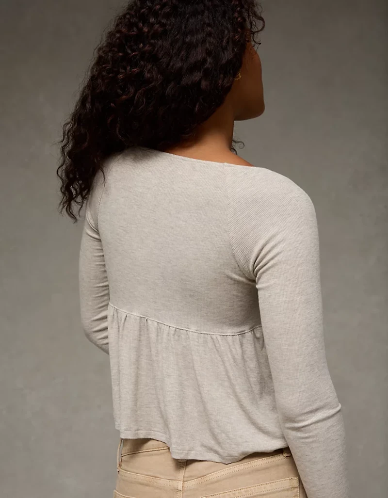 AE Soft & Sexy Babydoll Cinched T-Shirt