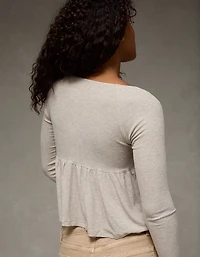 AE Soft & Sexy Babydoll Cinched T-Shirt