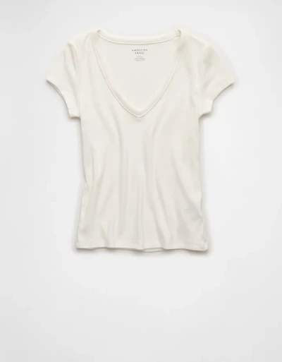 Petit t-shirt à encolure en V Hey AE