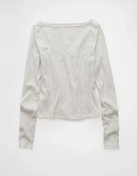 AE Long Sleeve Boatneck Baby Tee
