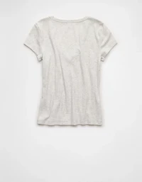 AE V-Neck Hey Baby Tee