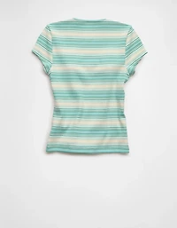AE Square Neck Hey Baby Tee