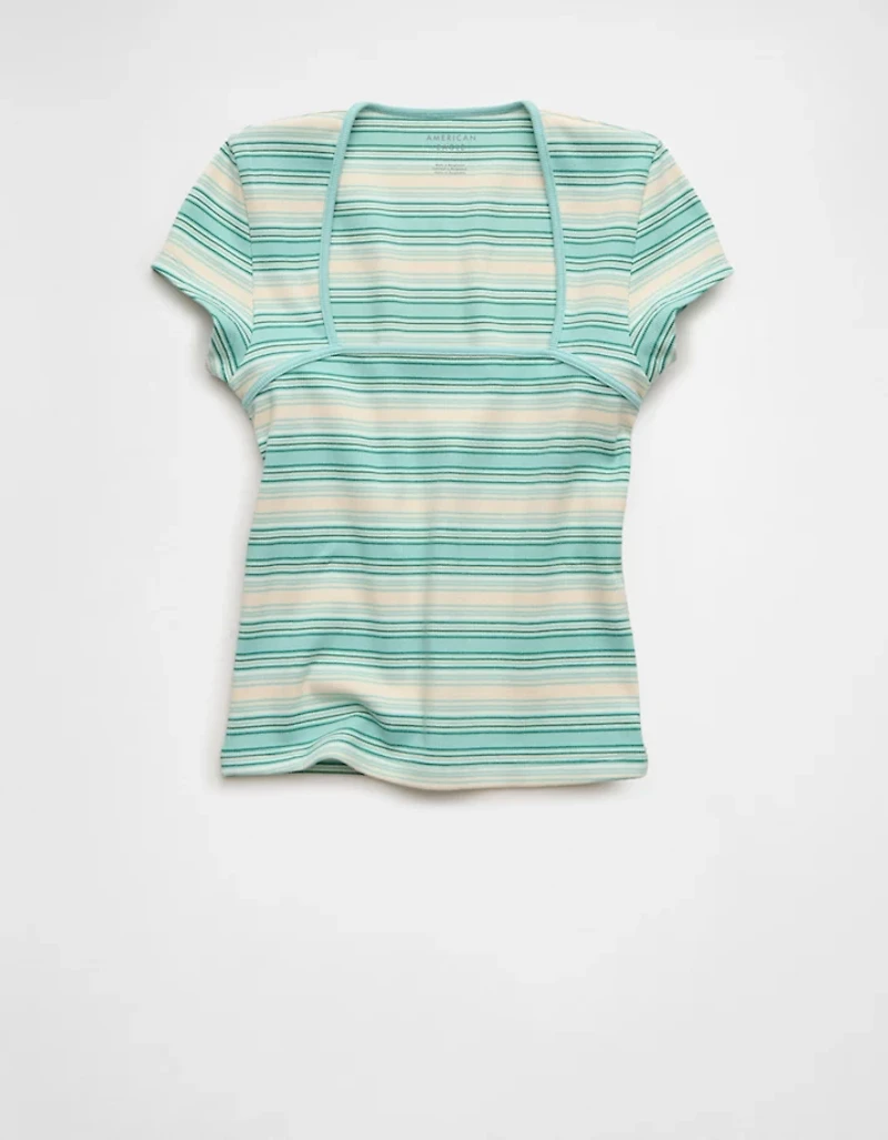 AE Square Neck Hey Baby Tee