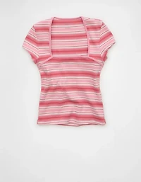 T-shirt Hé bébé à décolleté carré AE
