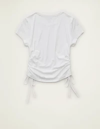 AE Short-Sleeve Side-Cinch T-Shirt