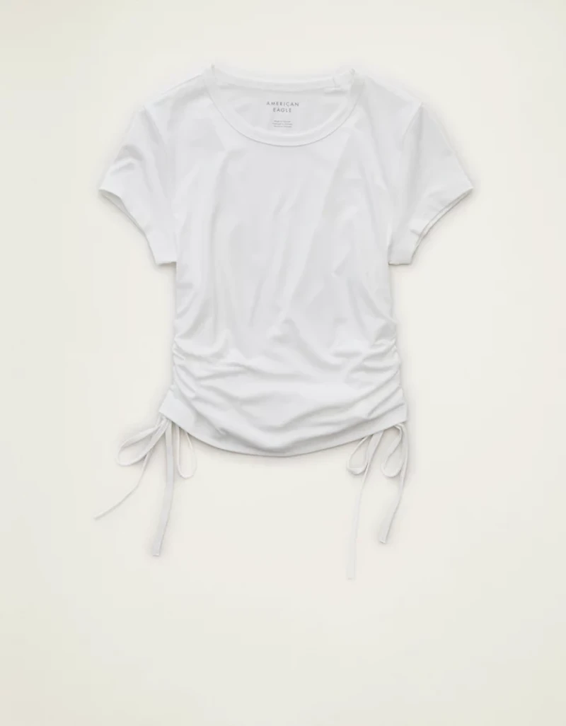 AE Short-Sleeve Side-Cinch T-Shirt
