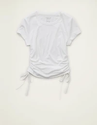 AE Short-Sleeve Side-Cinch T-Shirt