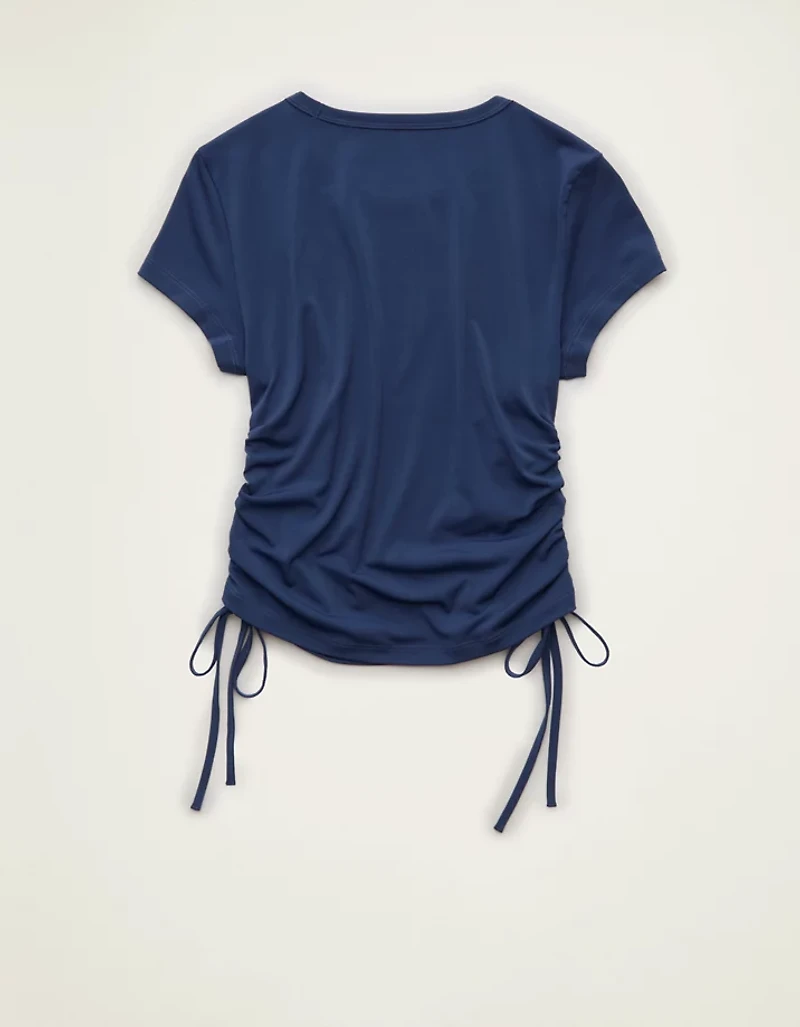 AE Short-Sleeve Side-Cinch T-Shirt