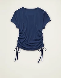 AE Short-Sleeve Side-Cinch T-Shirt