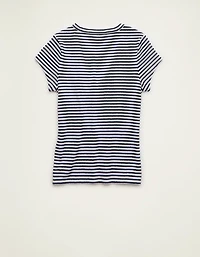 AE V-Neck Textured T-Shirt