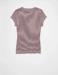 AE V-Neck Textured T-Shirt