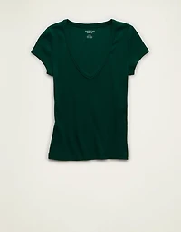 AE V-Neck Hey Baby Tee