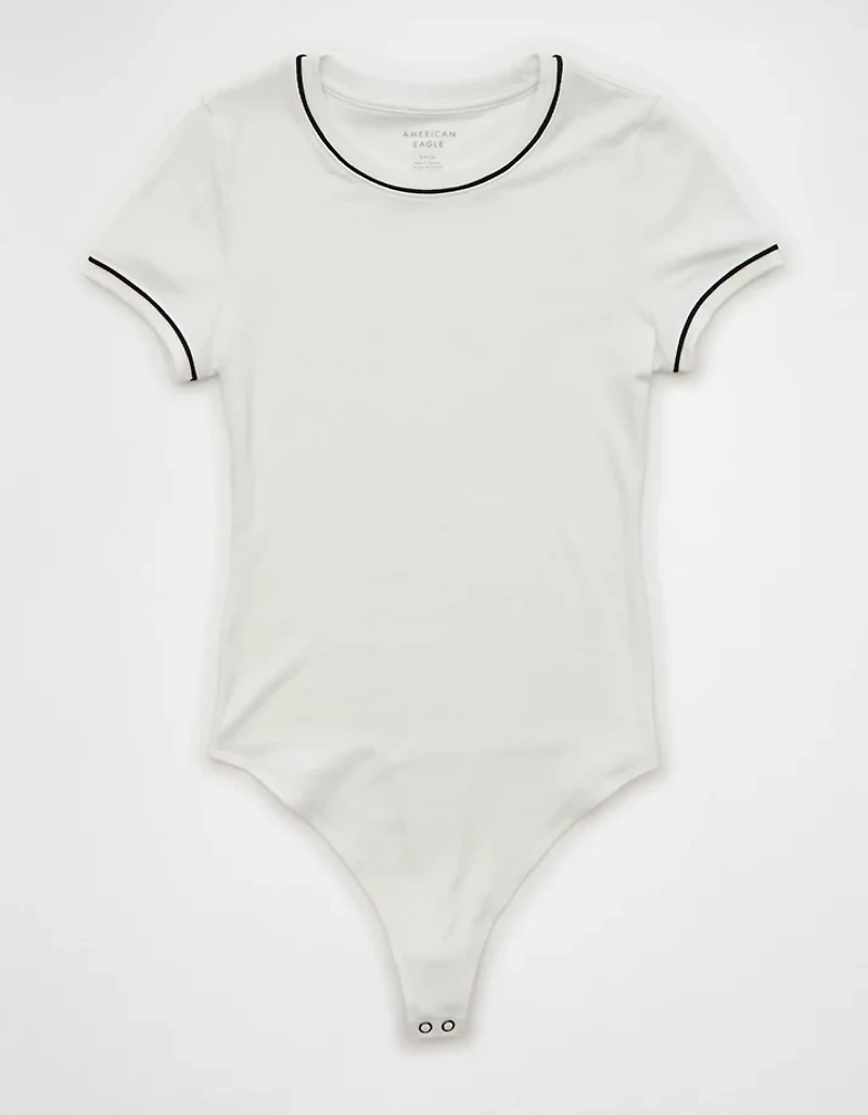 AE Tipped Crew Neck Bodysuit
