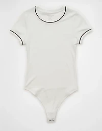 AE Tipped Crew Neck Bodysuit
