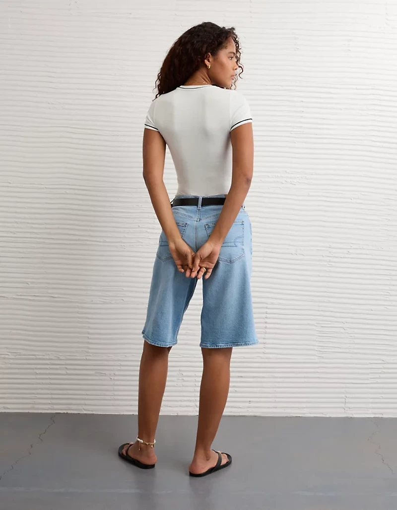 AE Tipped Crew Neck Bodysuit